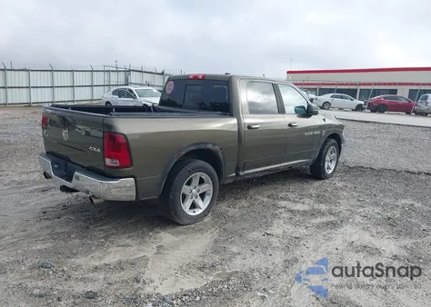 2012 Ram 1500 Slt из США, поврежденный, VIN 1C6RD7LT9CS184171